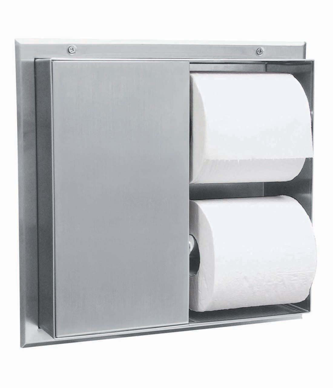 Surface-Mounted Multi-Roll Toilet Tissue Dispenser | Bobrick